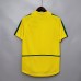 Brazil 2002 World Cup Home Yellow Soccer Jersey